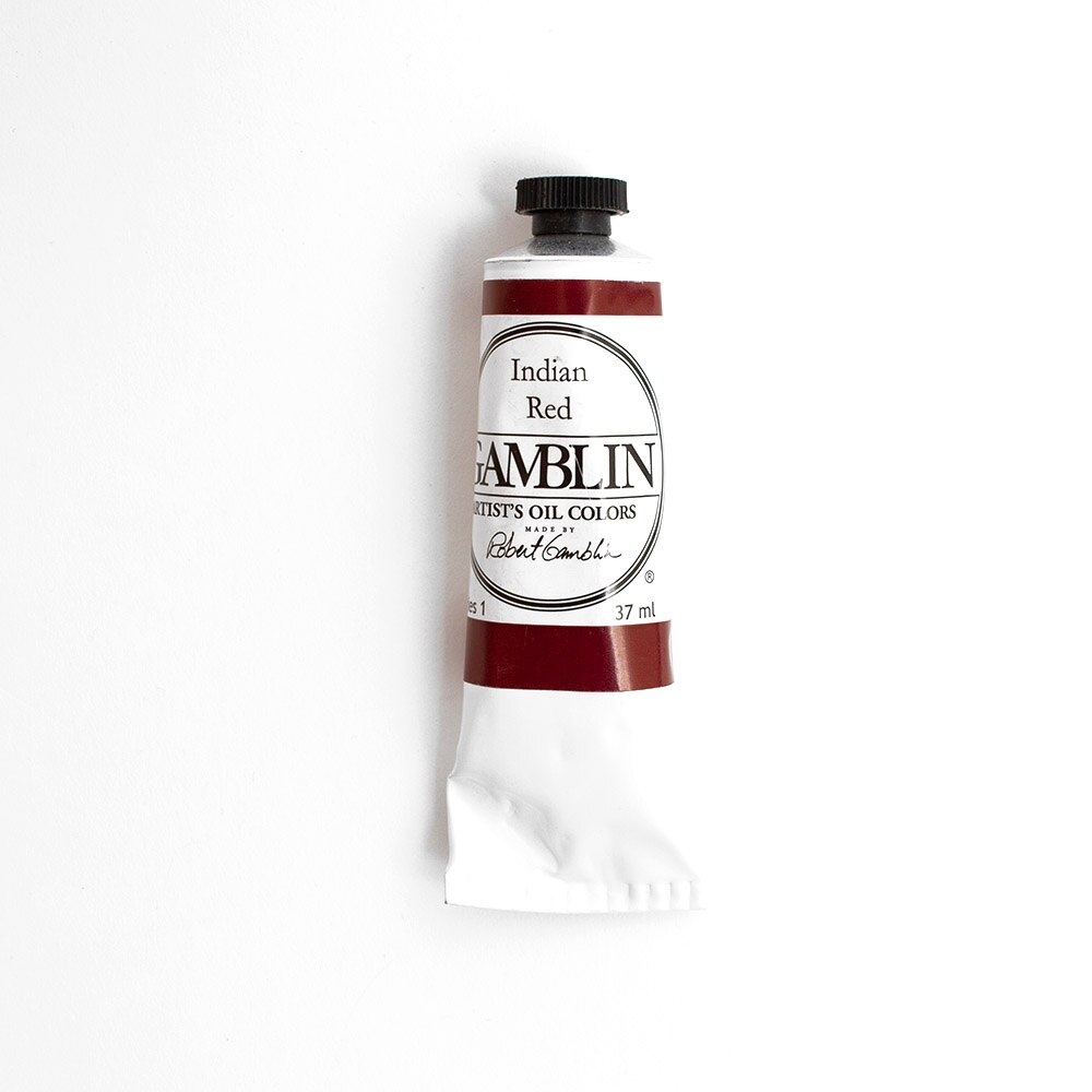 Gamblin, Oil, Art & School, Artist Grade, Paint, 37ml, 45670, Indian Red